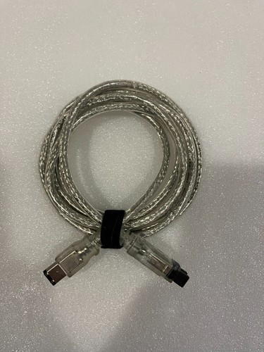 IEEE-1394B FireWire 800 9-Pin Male to 9-Pin Male Cable - 6 ft (1.83M) - Clear