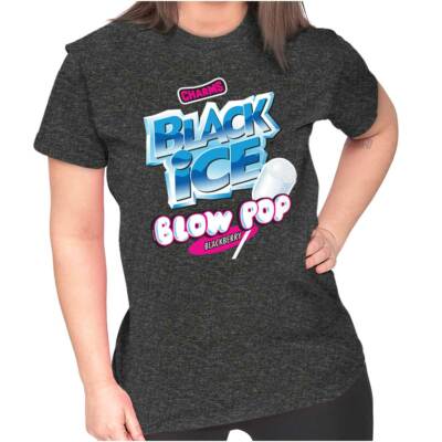 Charms Black Ice Blow Pop Blackberry Candy Womens Top Junior Graphic Tee