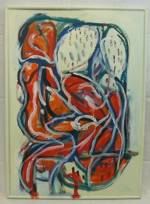 (H1044) Ölgemälde ''Titel: Virtuos'' Johannes Helle Berlin (1931 Labes)