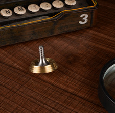 Stainless steel Brass Hand Twisting Spinning Top Gyro Gyroscope Toys