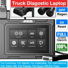 Heavy Duty Truck HD ODB Scanner DPF Regen Oil Reset Diesel OBD2 Diagnostic Tool