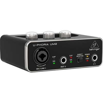 UM2 Audiophiles 2x2 USB Audio Interface mit XENYX Mikrofonvorverstärker