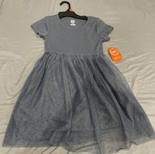 Wonder Nation Girls Short Sleeve Tutu Dress Size M 7-8 NEW