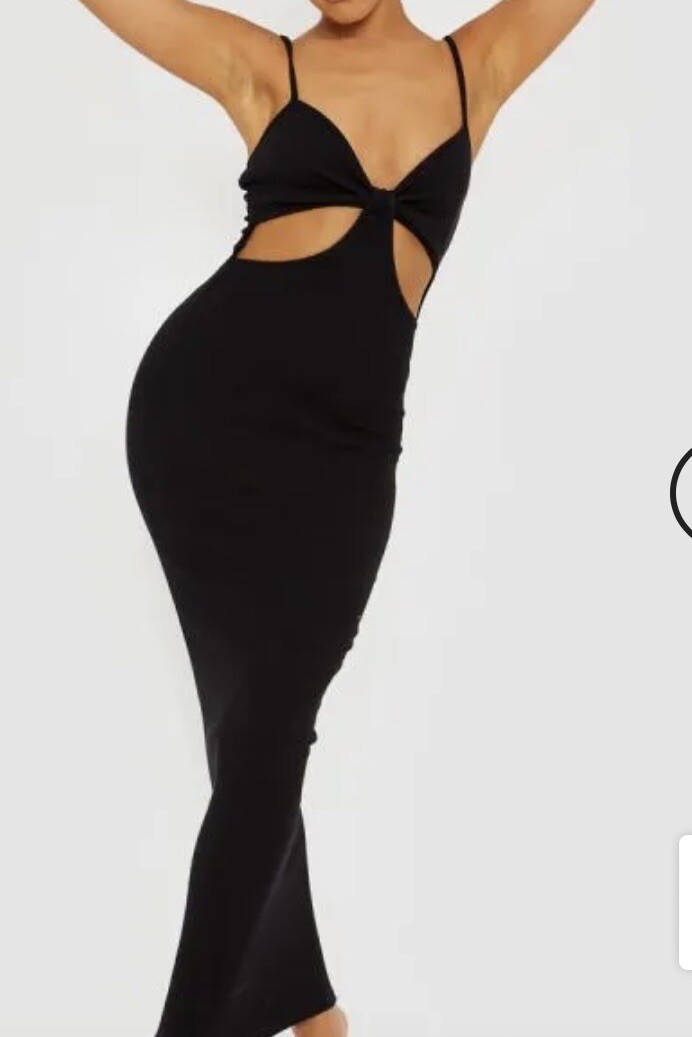 Ribbed Cami Maxi Dress Size 