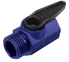 Plastic QAV Shut-Off Valve Easy Fingertip Control Fits 3/4" Hose by Dramm