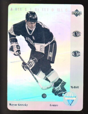 Wayne Gretzky LOS ANGELES KINGS NRMT 1991-92 Upper Deck McDonald's HOLOGRAM MCH1