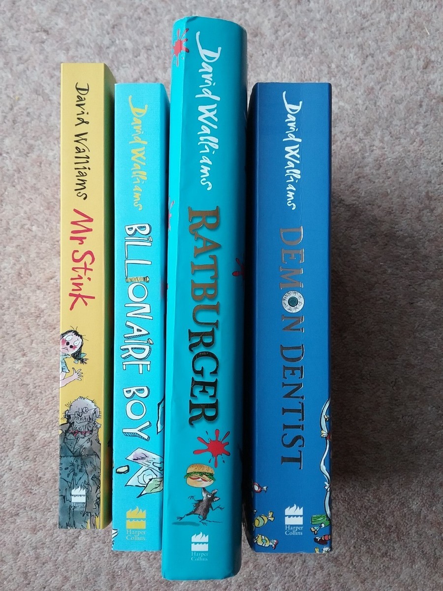 DAVID WALLIAMS BOOKS BUNDLE X 4 ( 1 X HARDBACK AND 3 X