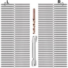50 Right Left Handed 1/8" T316 Stainless Steel Thread Swage Lag Screws for Wood