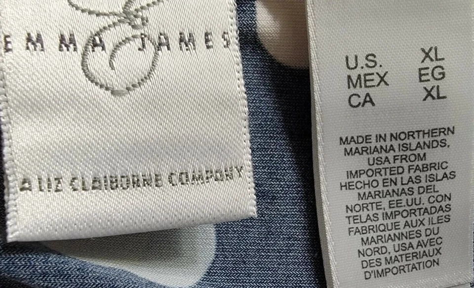 Emma James Liz Claiborne Womens Skirt Size XL X Large Multicolor Polka Dot - Image 2 of 4