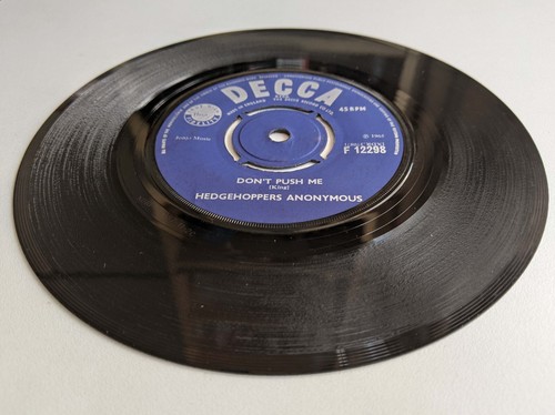 Hedgehoppers Anonymous - Don't Push Me - Decca Records - Vinyl 7" 45 RPM - Imagen 4 de 6