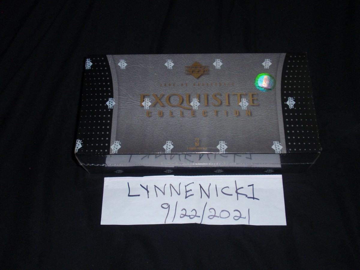 2004-05 Exquisite Basketball SEALED Box Michael Jordan LeBron