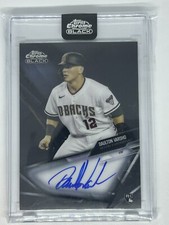 2021 Topps Chrome Black Daulton Varsho Rookie Auto!!🔥 HOT!!  Encased