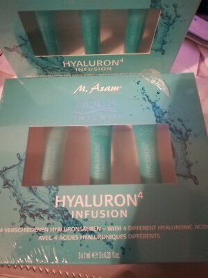 M. Asam AQUA INTENSE 21 ml Hyaluron Infusion Serum 3 x 7 ml neu in OVP