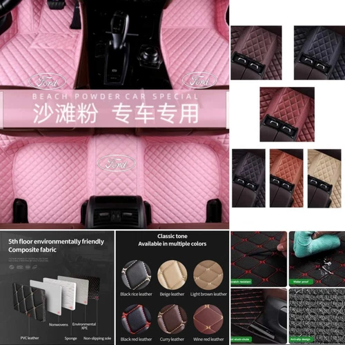 For Ford F150 Full Cab 2004-2020 Custom Car Floor Mats Auto Carpets Waterproof - Imagen 9 de 36