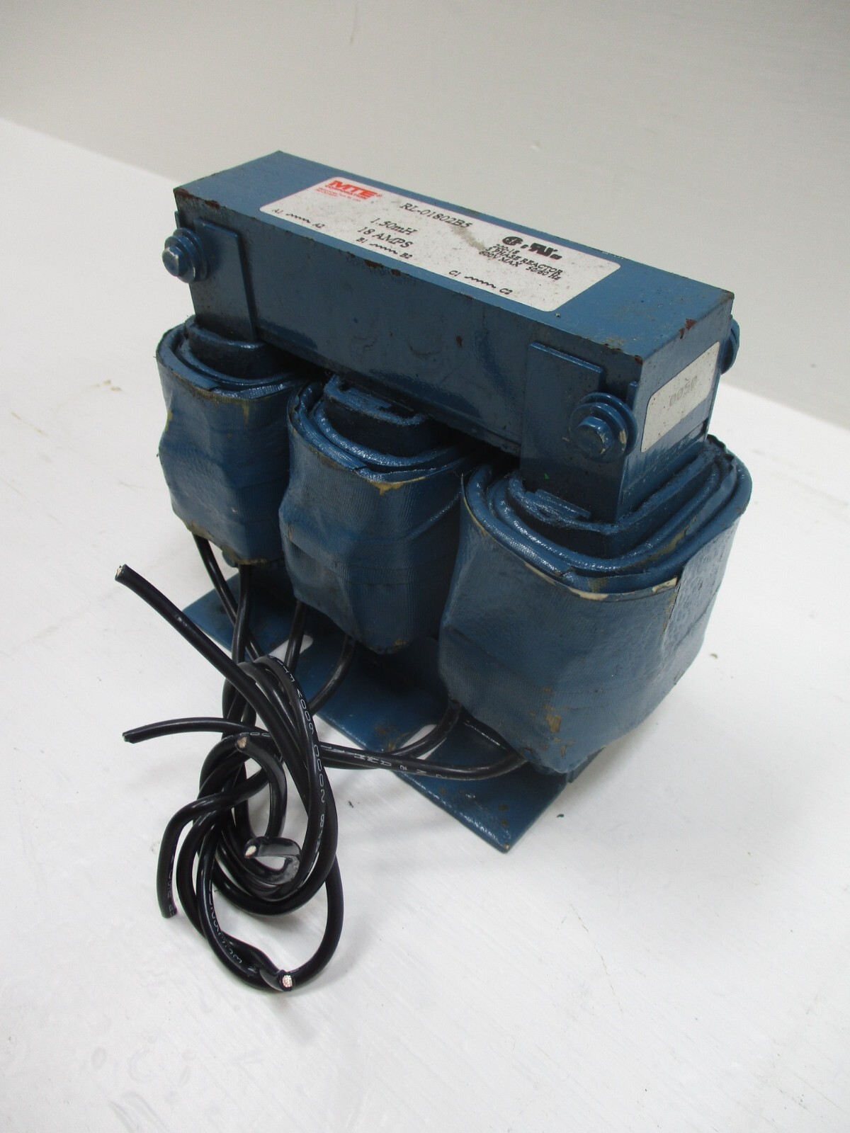 MTE RL-01802B5 Three Phase Reactor 1.50mH 18 Amp 600V RL01802B5