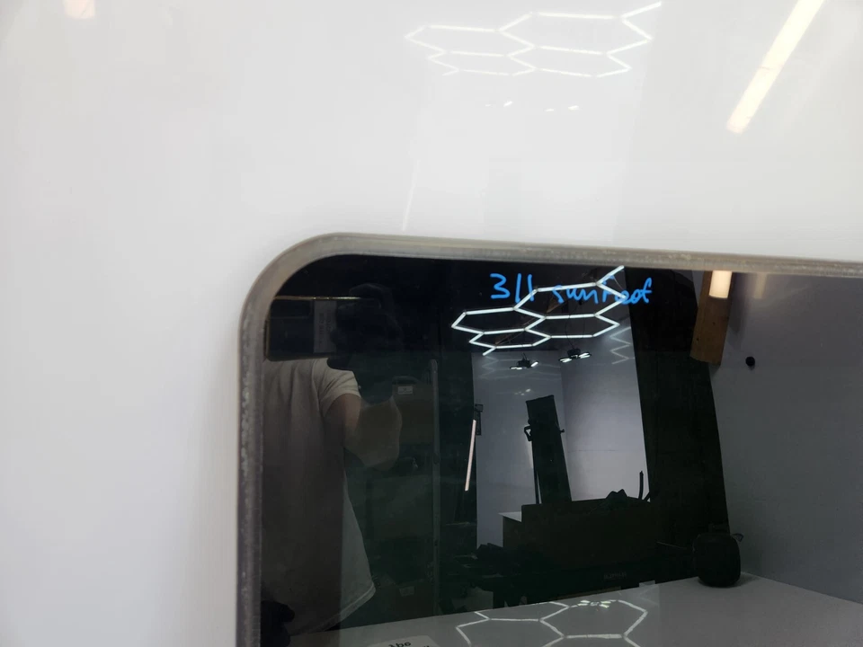 ✅ 00-06 OEM Jaguar S-Type X200 techo corredizo ventana panel de vidrio techo panorámico Foto 3 de 4