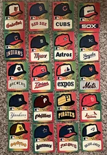 1983 Fleer MLB Baseball Team Cap & Logo Stickers Pick from List 