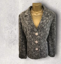 Libra Grey Tailored Winter Jacket Uk 16 Us 12 Eu 44 Bnwt