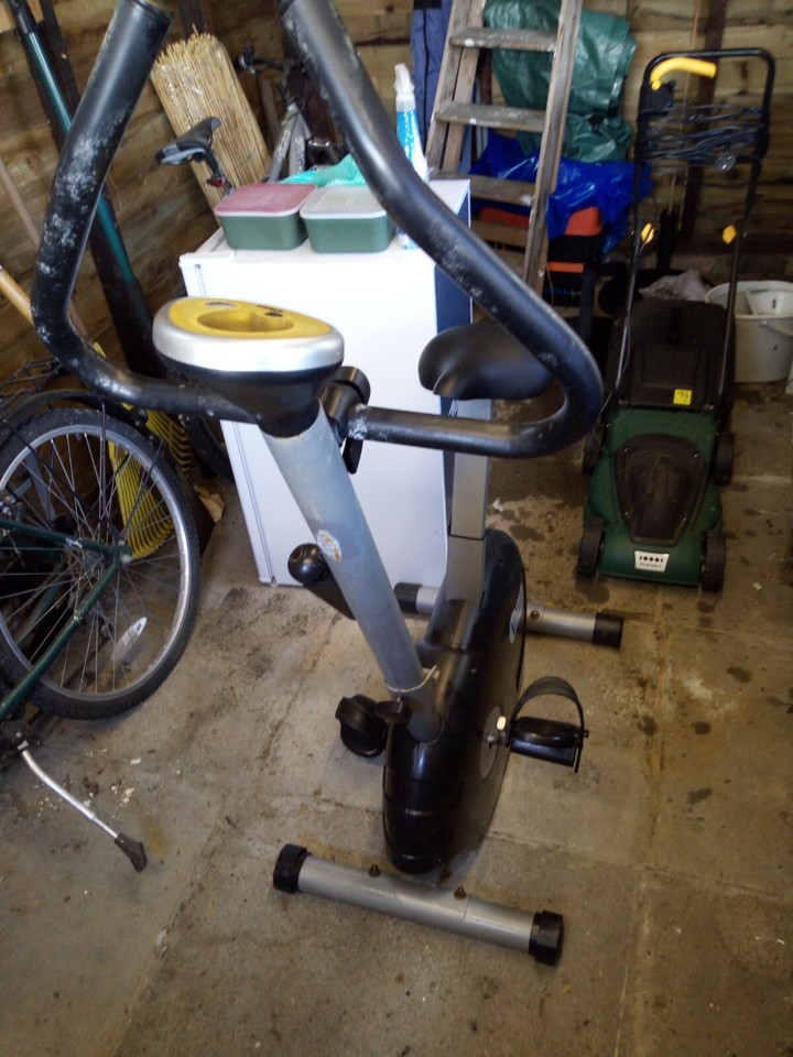 folding exercise bike used eBay