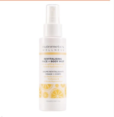 Nutrimetics Wellness Revitalising Face + Body Mist 100ml 