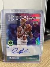 Dennis Rodman Auto 2019 NBA Hoops Premium #HI-DR2