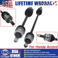 Front Automatic CV Axle Shaft Pair 2 for 2003-2007 Honda Accord 2.4L 66-4217