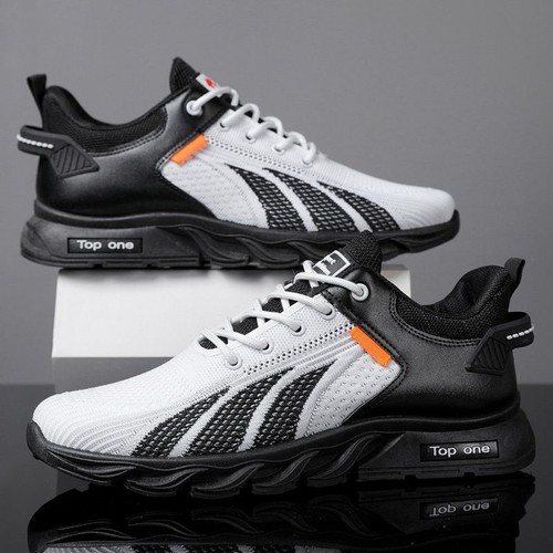 Para hombres Entrenadores Caminar al aire libre Zapatos informales Deportes Gimnasio Fitness Correr Tenis - Imagen 11 de 11