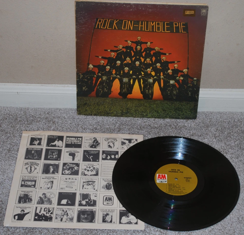 Humble Pie - Rock On Vinyl LP 1971 Gatefold Foto 4 de 4