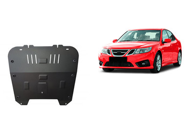 Stahl Unterfahrschutz für Motor, Getriebe Saab 9-3 (2002-2012)
