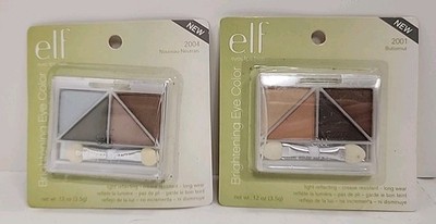 2 ~ e.l.f.  Eyeshadow Palettes ~ Brightening Eye Color ~ Butternut & Neutral NEW