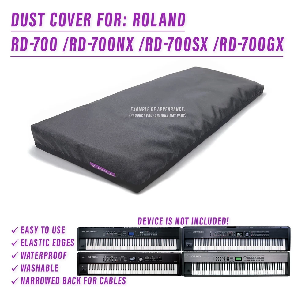 DUSTCOVERPRO STAUBSCHUTZHAUBE für Roland RD-700, RD-700NX, RD-700GX, RD-700SX