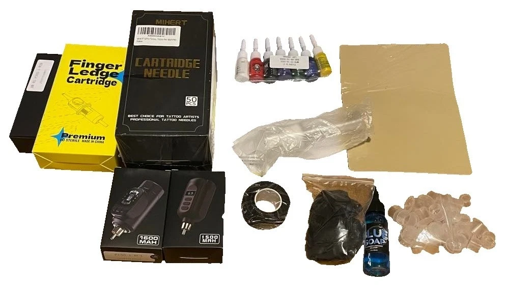 Tattoo MACHINE BUNDLE MIHERT 50PCS Tattoo Needle Cartridges P155/P807 - product detail image 1