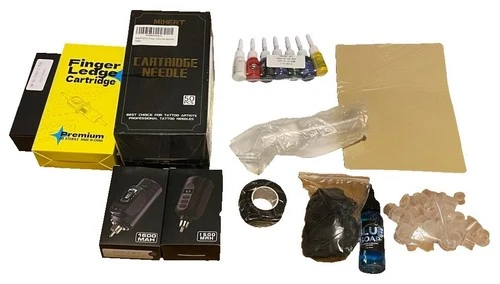 Tattoo MACHINE BUNDLE MIHERT 50PCS Tattoo Needle Cartridges P155/P807 - product listing photo
