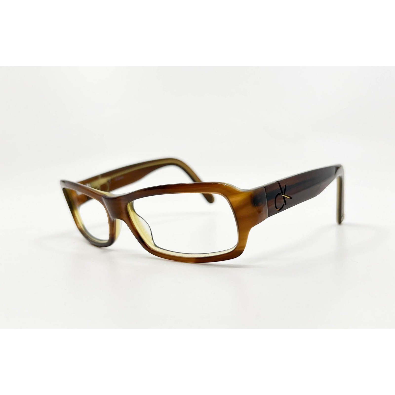 Calvin Klein Womens Brown Rectangular Sunglasses … - image 1