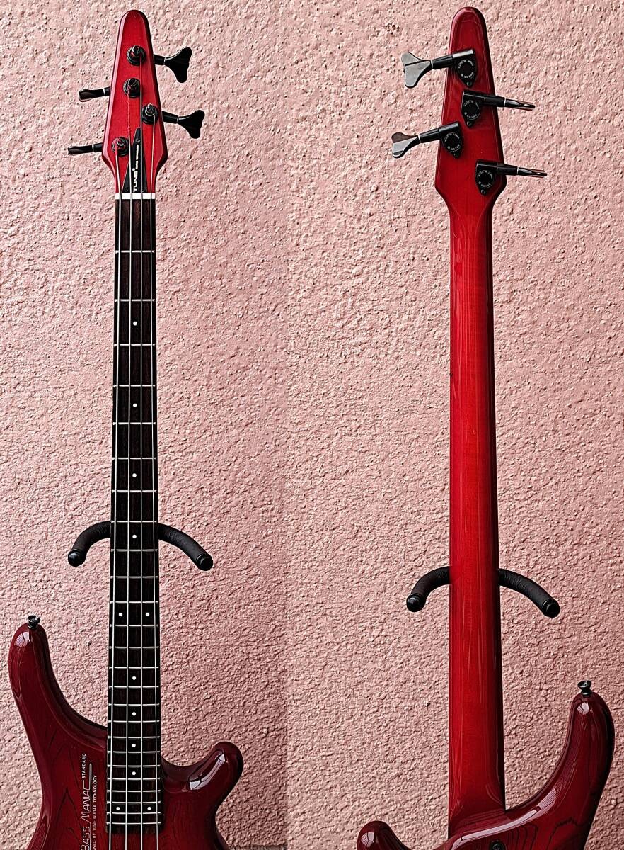 Electric Bass Guitar Tune STB-2 Maniac Standard PJ Red Made in