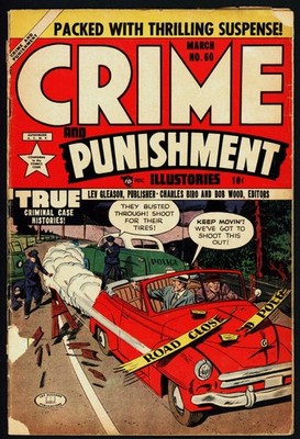 Lev Gleason - CRIME AND PUNISHMENT #60 - Grade 3.0 - Comic Book