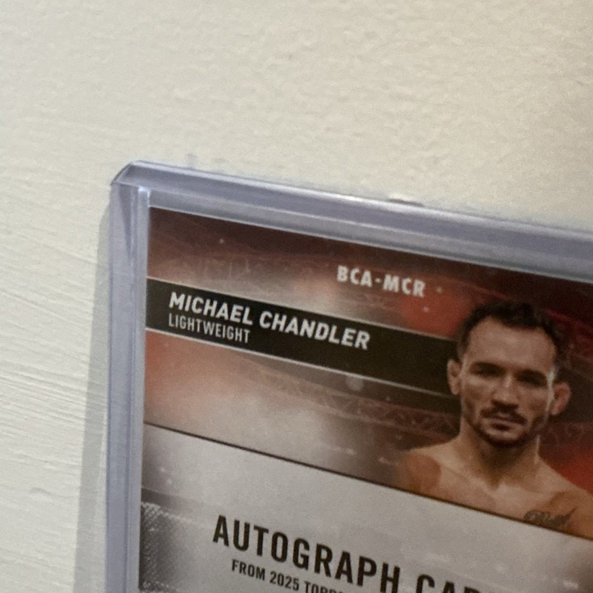 Topps 2025 Stadium Club UFC Michael Chandler Autograph Insert Card