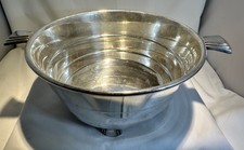 Vintage Silver Plated EPNS A1 Ice Bucket Art Deco Stepped Barrel Design