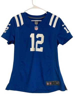 Nike NFL On Field Womens Indianapolis Colts Andrew Luck Jersey Blue M
