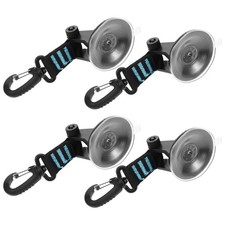 4 Pcs Suction up Hooks Sucker Designed Heavy Cup Heavy-duty Outdoor Decor