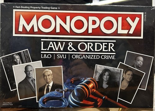 Monopoly LAW & ORDER Collectors Edition Board Game USAOPOLY