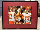 Patrick Mahomes Travis Kelce Kansas City Chiefs Dual Signed Framed Photo ASC COA