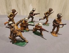 Mixed Lot of 7 Barclay Manoil Soldiers