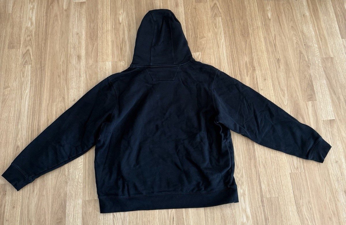 EUC Men’s CAT Caterpillar Trademark Hoodie - Black/Yellow - Size XXL View 2