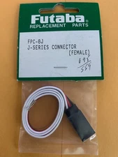 Futaba J Series Female Connector with Open Other End Part # FPC-8JNew Old Stock