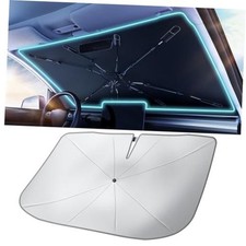 2026 Car Windshield Sun Shade Umbrella - Silver Heat Medium 56"L x 33"W