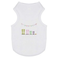 'Spotty Wellies' Pet Dog / Cat T-Shirt (PT038439)