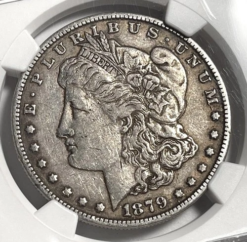 1879 Morgan Silver Dollar $1 NGC VF30 US .900 Silver Nicely Toned