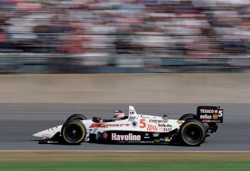 Nigel Mansell of Great Britain drives the Newman Haas Racing Lola 1993 Old Photo