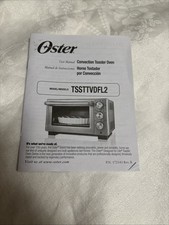 Oster Tostadora Convección Horno Manual Modelo TSSTTVDFL2 Guía de Usuario Original Libro